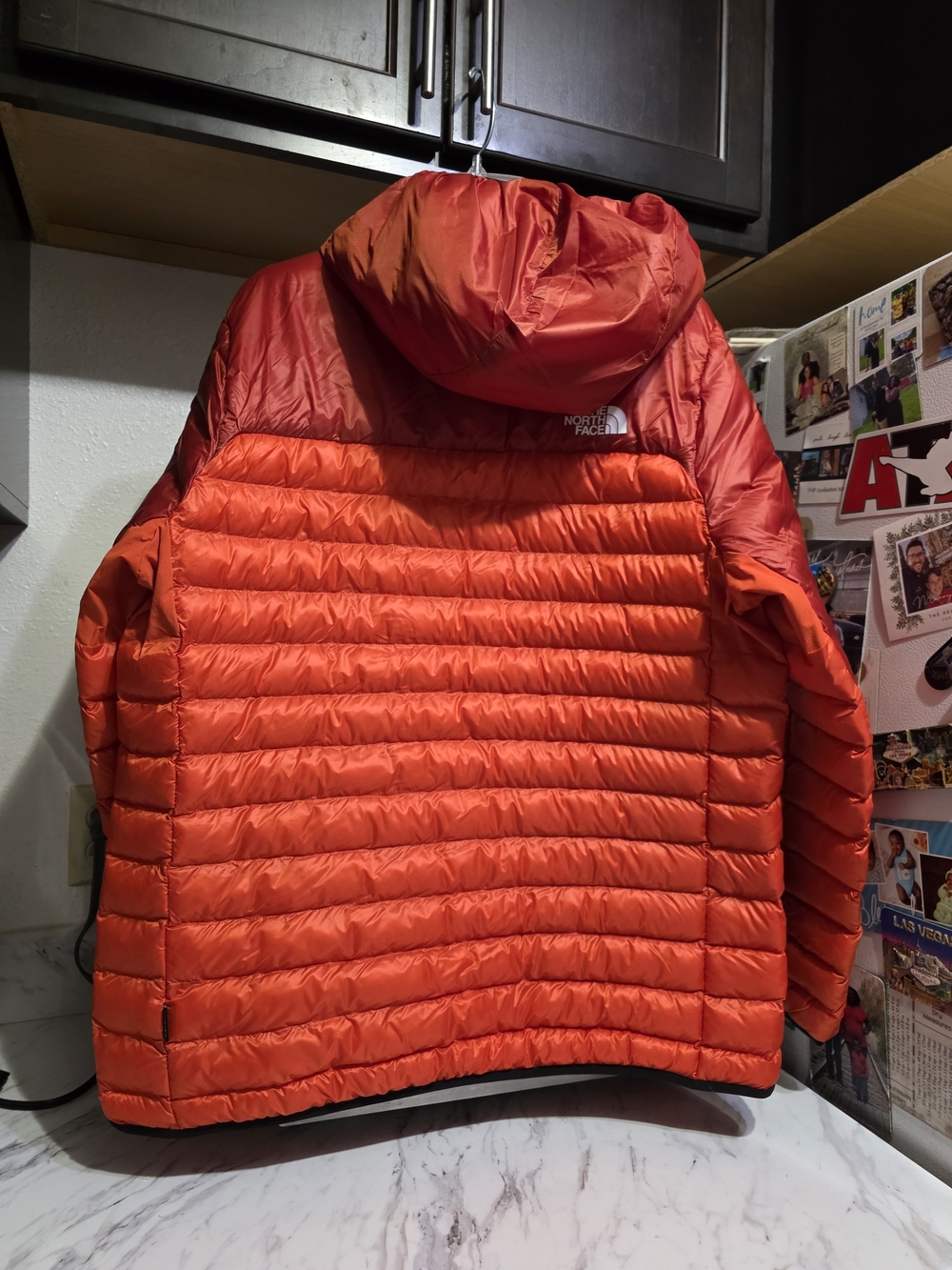 The North Face Women’s Hooded Packable Puffer Jacket Men Size Large - Picture 6 of 16
